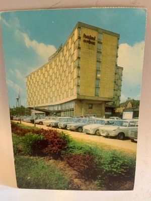 POZNAŃ HOTEL MERKURY POCZTÓWKA PRL 1973