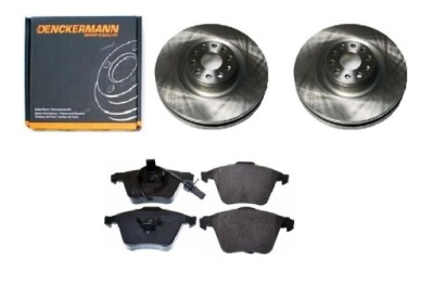 Тормозные диски тормозные колодки skoda superb ii перед 345mm kpl. фото №1