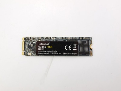 INTENSO M.2 SSD High SATAIII dysk wewnętrzny 120GB