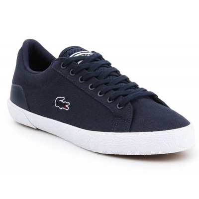 Niebieskie Tkanina Buty Trampki Lacoste r.40,5