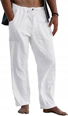 Spodnie dresowe męskie bezbarwny rozmiar XL