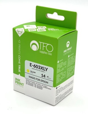 Tusz TFO E-603XLBK do Epson Żółty (Yellow)