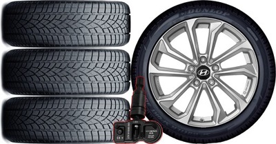 RUEDAS HYUNDAI TUCSON 4 NX4E DUNLOP 235/55R18 TPMS  