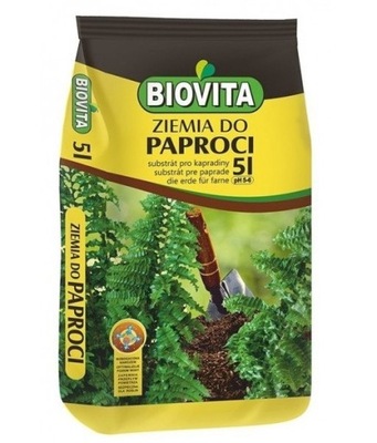 Ziemia Do Paproci Paprotek Paproć BIOVITA 5L