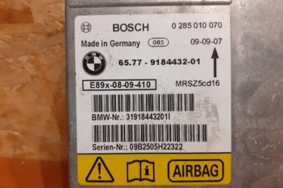 Модуль подушка безопасности bmw 3 e90 9184432 2008 фото №1