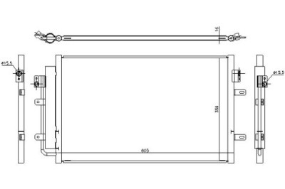 Nissens конденсатор кондиционера iveco daily v 29l11 фото №1
