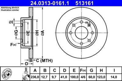 2X ДИСК ТОРМОЗНОЙ OPEL ПЕРЕД ASCONA/ASTRA/CORSA/KADETT 79-00 POWER DISC 2