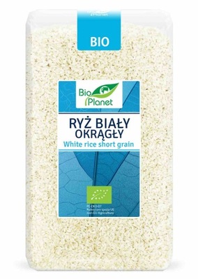 RYŻ BIAŁY OKRĄGŁY BIO 1 kg BIO PLANET