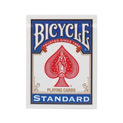 Karty do gry w pokera niebieskie Bicycle Gaff Standard talia kart 52 sztuki