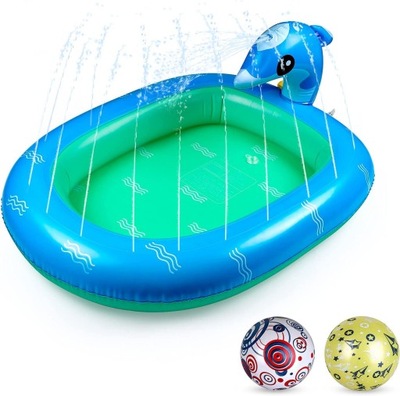 BASEN DMUCHANY DLA DZIECI + DWIE PIŁKI ZABAWA