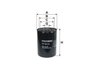 FILTRON FILTRO COMBUSTIBLES DAF 75 CF 85 CF 95 XF PF183M-XF355M 01.97-09.02  