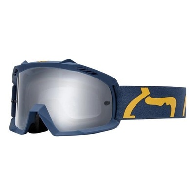 Gogle FOX JUNIOR AIR SPACE NAVY/YELLOW GRATISY