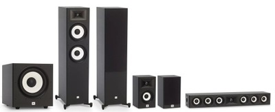 Zestaw kolumn kino domowe 5.1 JBL Stage A190