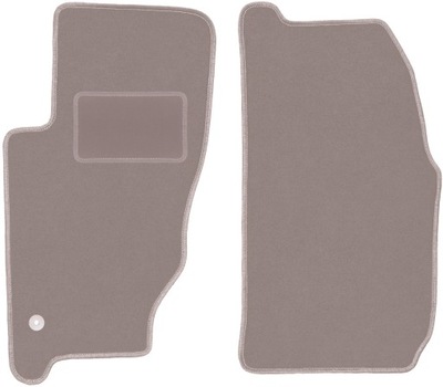 ALFOMBRILLAS COLOR BEIGE PRZEDNIE: JEEP CHEROKEE LIBERTY KJ TERENOWY 2002-2007  