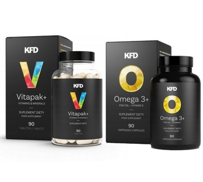 KFD Suplement diety KFD Vitpak Vitapak 90 szt. + KFD Kwas Omega-3 90 szt.