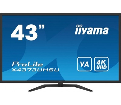 IIYAMA Monitor 43" X4373UHSU-B1 4K
