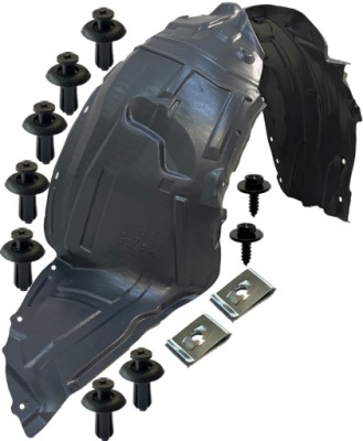 Mazda 5 cr 2005-2010 подкрылок клипсы перед правый фото №1