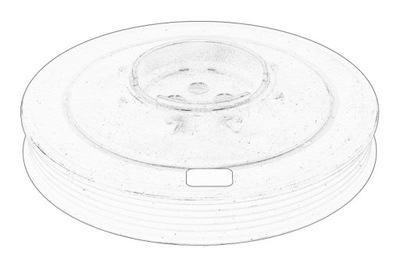 Шків колінчастого вала колінчастого pasuje do: bmw pasuje do: mini r56 , r57 , фото №1