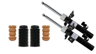 Амортизатори захист перед nissan micra k13 note e12 фото №1