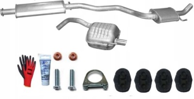 Alfa romeo 147 1.6 2.0 глушители kpl+gratisy фото №1