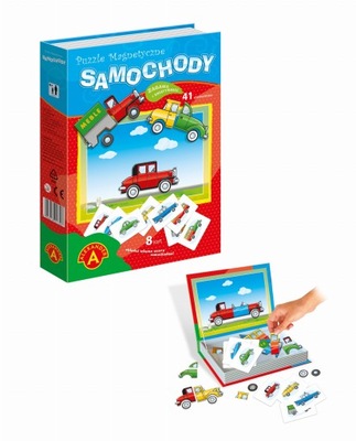 PUZZLE MAGNETYCZNE SAMOCHODY Alexander