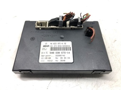 MODULE AIR CONDITIONER MERCEDES W221 05-13 A2218704192  