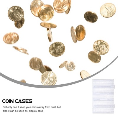 Coin Holders Collecting Round Case