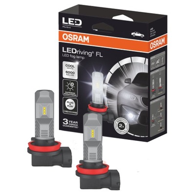 A201E2 OSRAM LEDRIVING FL (H8/H11/H16) STANDARD COOL WHITE 6000K 12V KIT