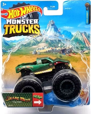 SNAKE BITE Hot Wheels Auta Truck Monster Trucks Samochodzik