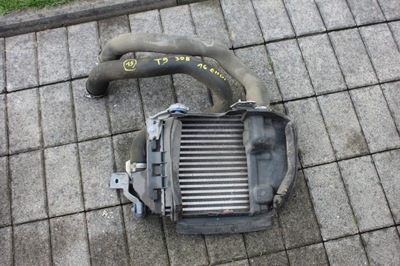 Citroen peugeot радіатор interculera +шланги комплект оригінал. фото №1