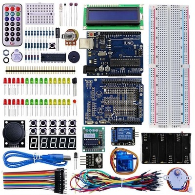 Zestaw startowy XXL Kompatybilny z Arduino KIT UNO R3 Uno CH340 Edukacyjny