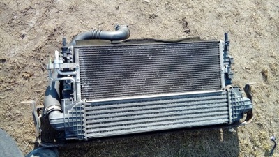 Ford focus mk2 2.0tdci комплект радіатор вентилятор фото №1