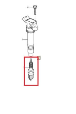 Свічки запалювання запалювання s80, v70, xc60, xc70 фото №1