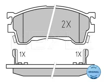 ZAPATAS DE FRENADO MAZDA FORD MEYLE  