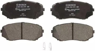 BOSCH КОЛОДКИ ТОРМОЗНЫЕ ПЕРЕД 0 986 494 375