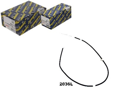 Трос тормоза ручного toyota задняя yaris verso 1.3 фото №1