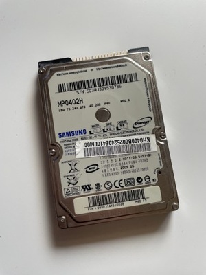 Dysk twardy ATA 2,5 40GB Samsung sprawny