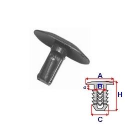 SPAUSTELIS SANDARIKLIAI DURYS 25 VNT. ,CITROEN PEUGEOT 