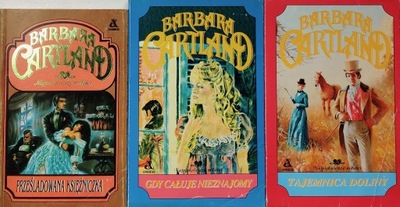 Barbara Cartland x3 książki