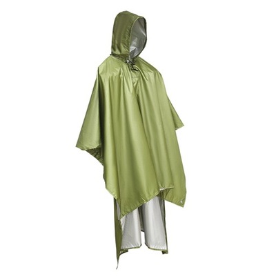 Płaszcz przeciwdeszczowy Plandeka wielokrotnego użytku, lekki, zielony