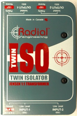 Spliter podwójny izolator sygnału Radial Twin Iso