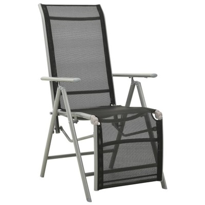 Rozkładane krzesło ogrodowe, textilene i a