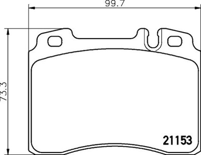 Klocki hamulcowe MERCEDES W124 PRZÓD ORYGINAŁ