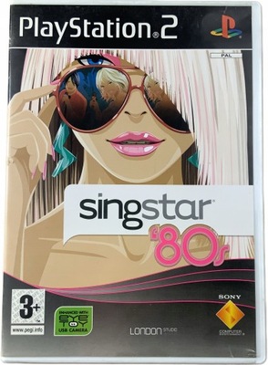 SINGSTAR 80S SING STAR 80 dysk bdb+ komplet PL PS2