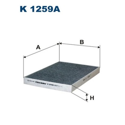 FILTR, VENTILACIÓN PRZESTRZENI PASAZERSKIEJ FILTRON K 1259A  