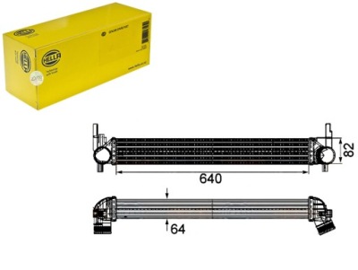 Hella интеркулер vw polo 1,2-1,9tdi hella фото №1