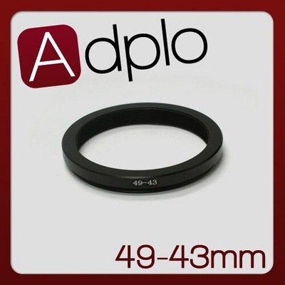 ADPLO 2PCS 49-43mm 49mm to 43mm Step Down Ring