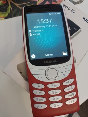 NOKIA 8210 4G KOMPLET -DUAL SIM/ ANGIEL. MENU