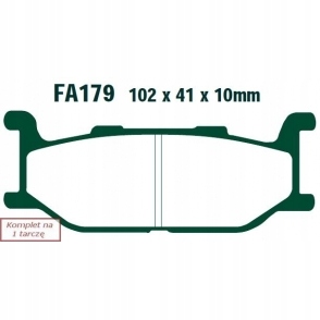 ZAPATAS DE FRENADO EBC SFA179HH  