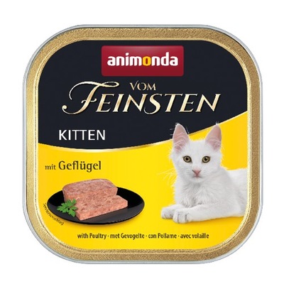 Animonda vom Feinsten Kitten z Drobiem tacka 100g